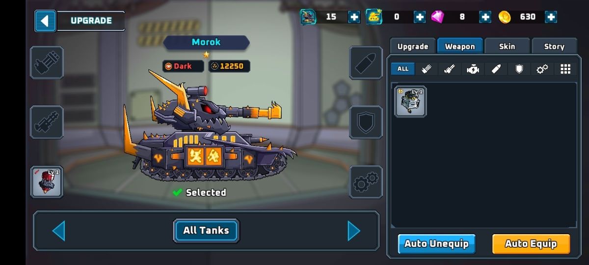 Gameplay of Hack Tank Arena Steel Battle