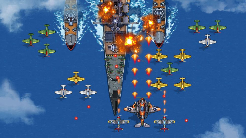 Petunjuk cara memainkan 1945 Air Force Mod Apk