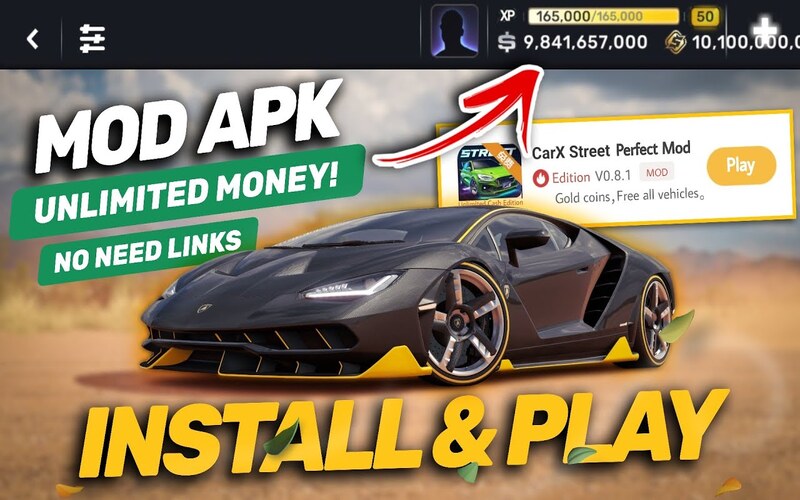 Petunjuk tentang cara mengunduh CarX Street Mod Apk