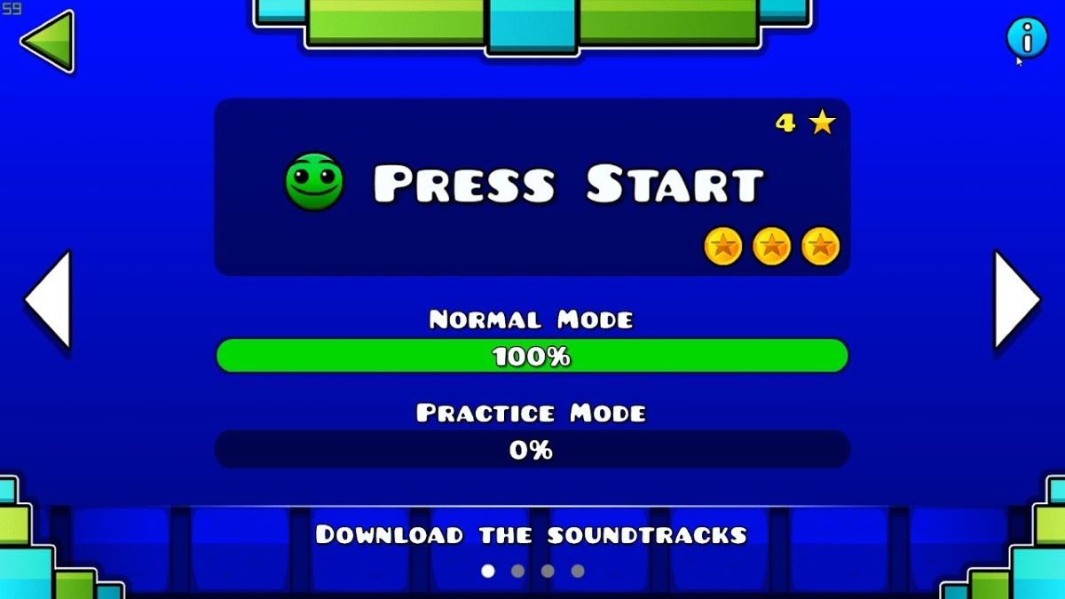 Gameplay dari Geometry Dash Subzero Mod Apk