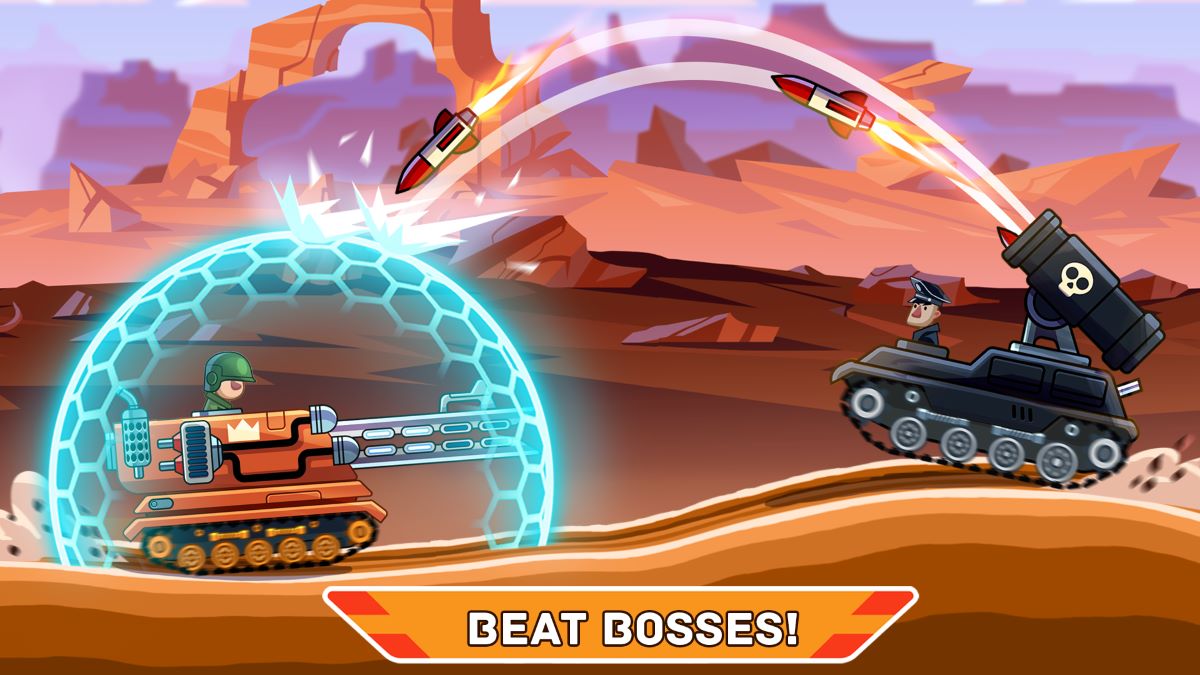 Gameplay of Hills Of Steel Mod Apk