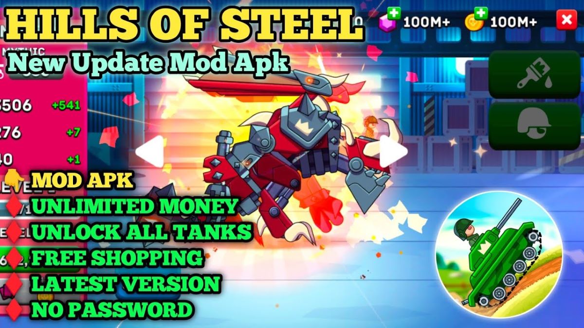 Mod Features of Hills Of Steel Mod Apk Version