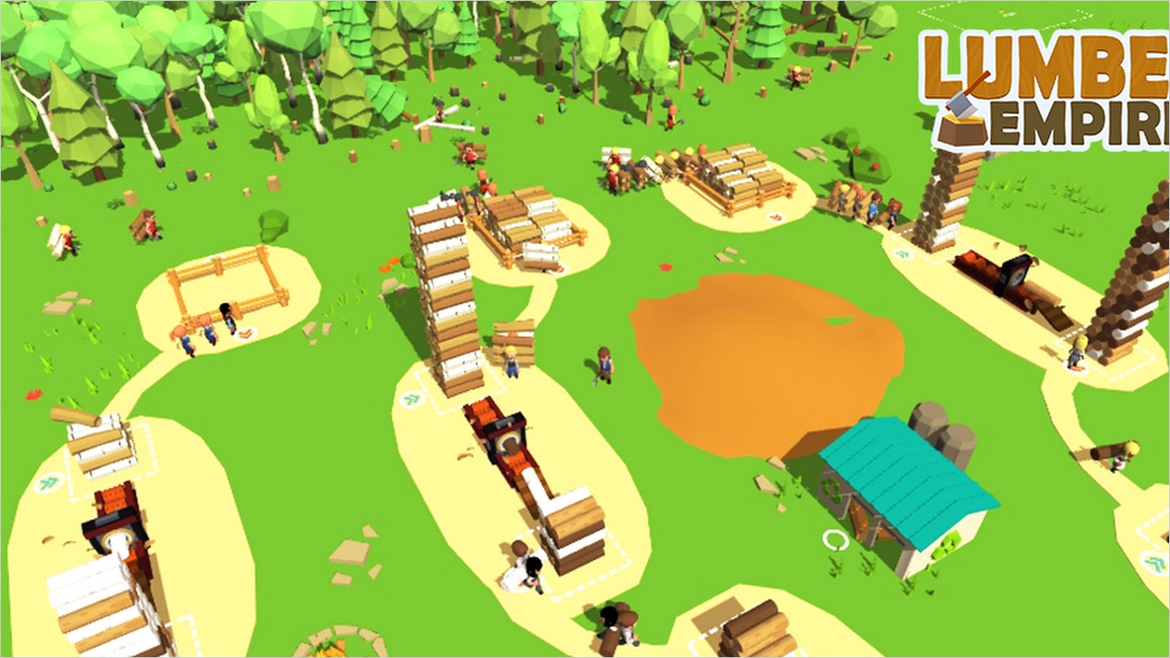 Gameplay của Idle Lumber Empire Mod Apk