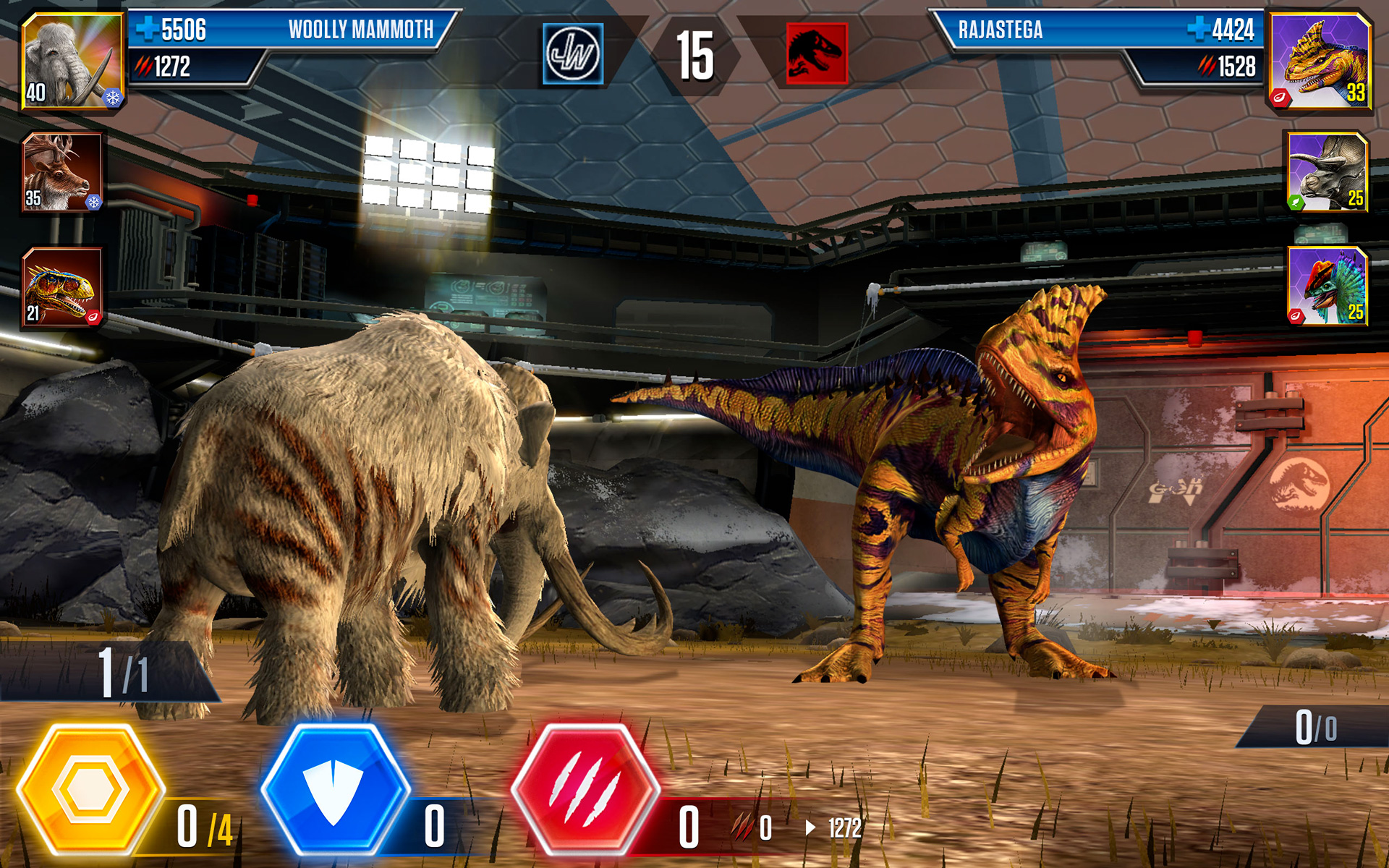 Gameplay của Hack Jurassic World 