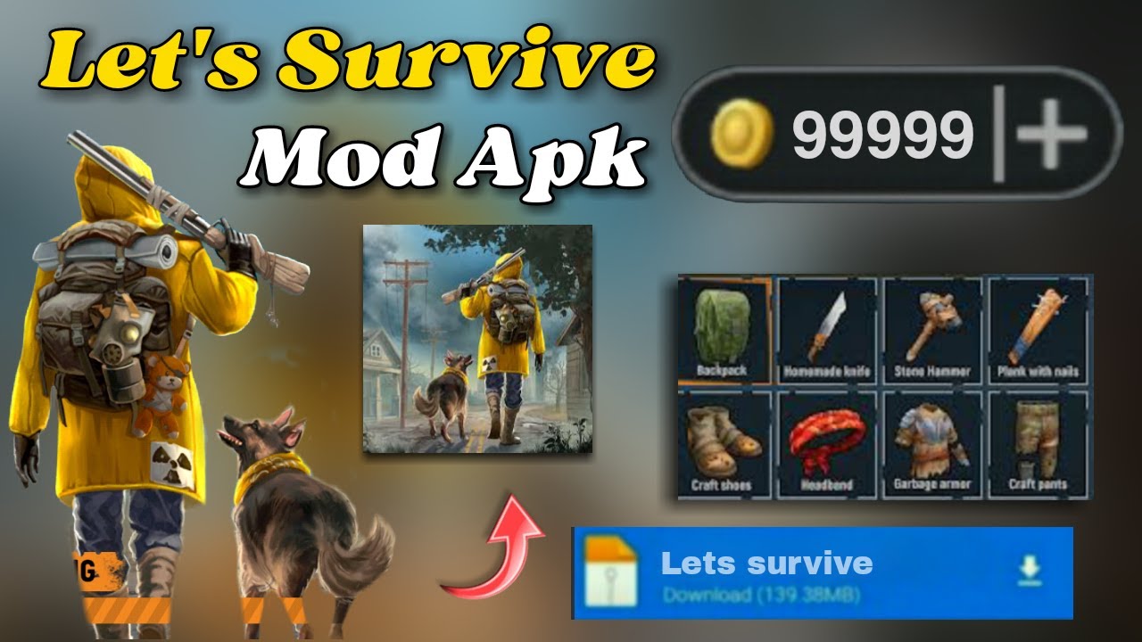 Các tính năng mod của phiên bản Let’s Survive Mod Apk