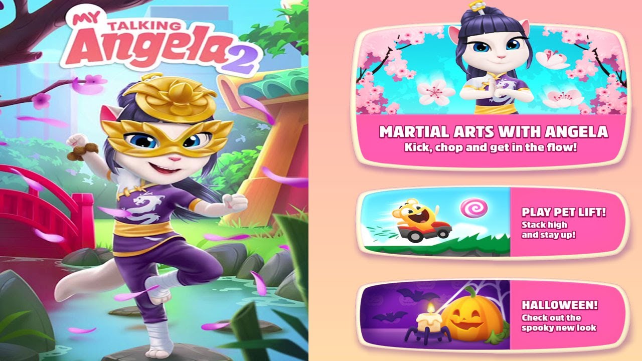 Petunjuk cara memainkan My Talking Angela 2 Mod Apk 