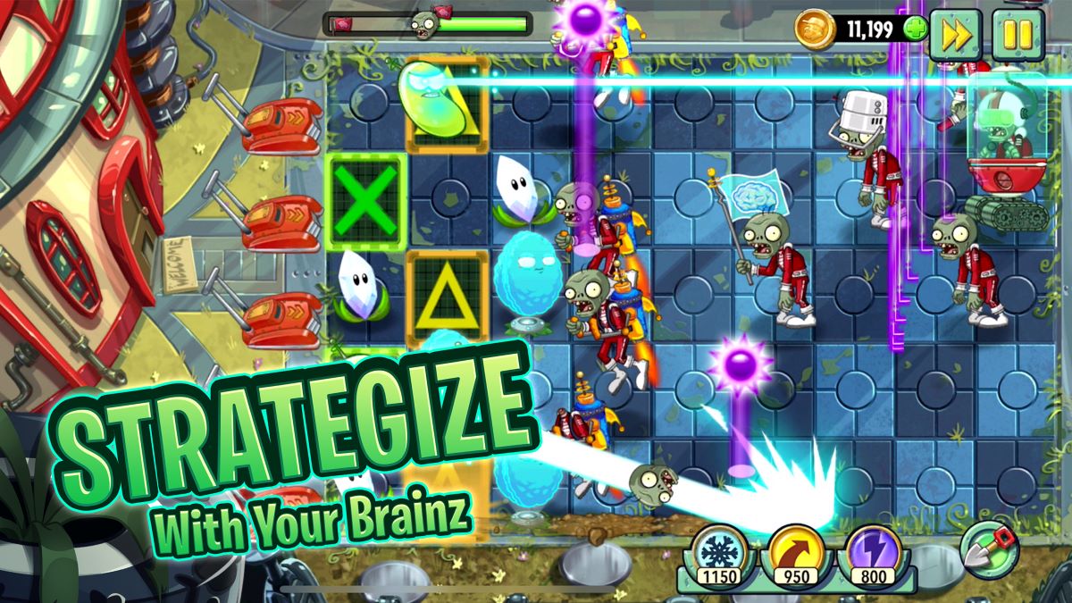 Gameplay Plants vs Zombies 2 Mod Apk