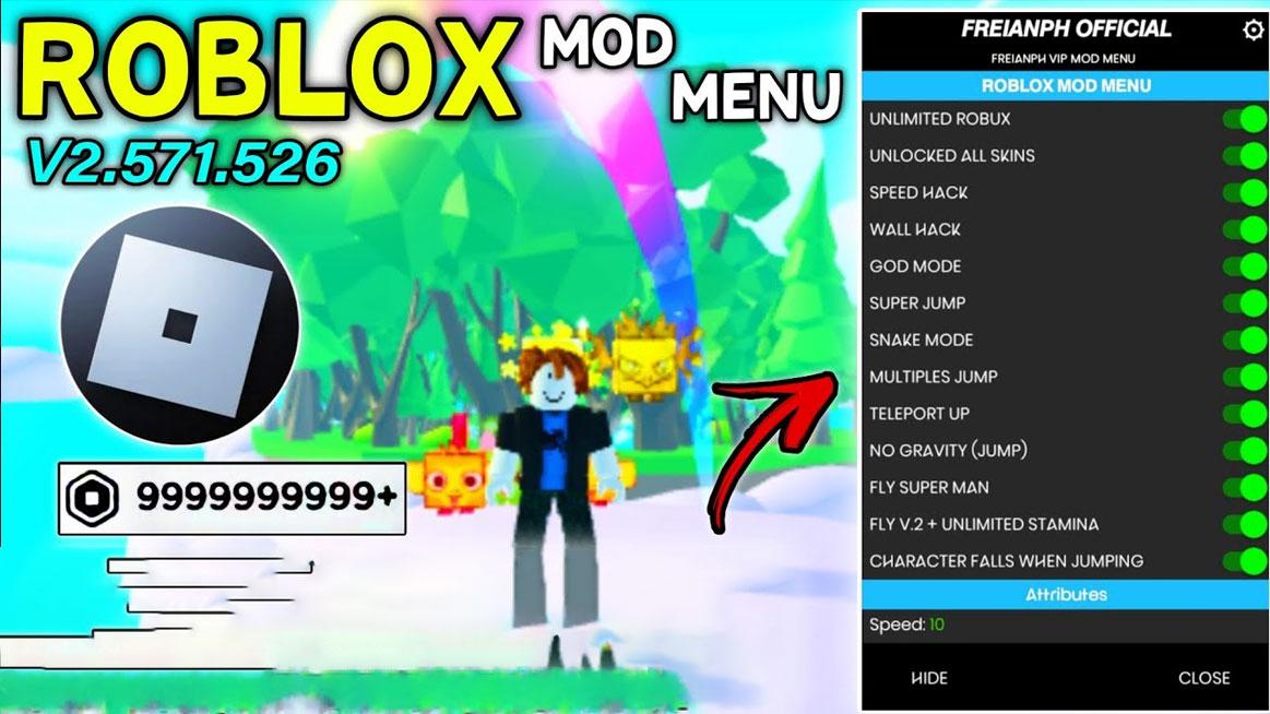 Особенности мода версии Roblox Mod Apk