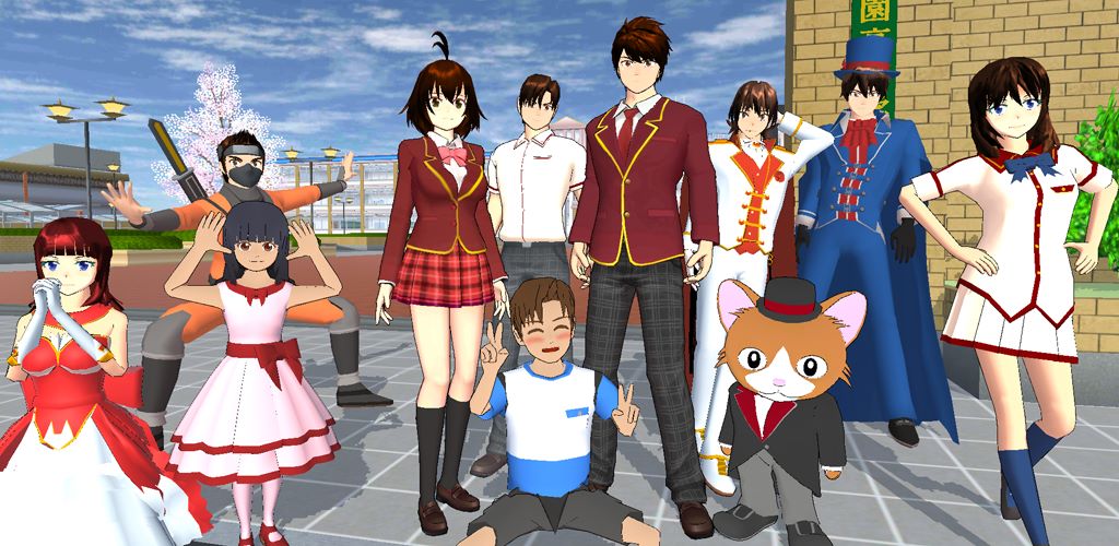 Gameplay of Sakura School Simulator Mod Apk