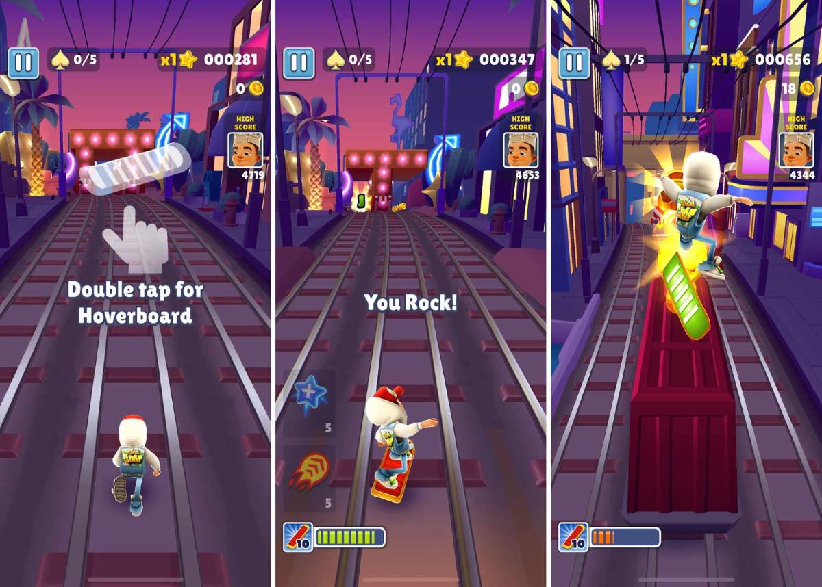 Jogabilidade de Subway Surfers Mod Apk