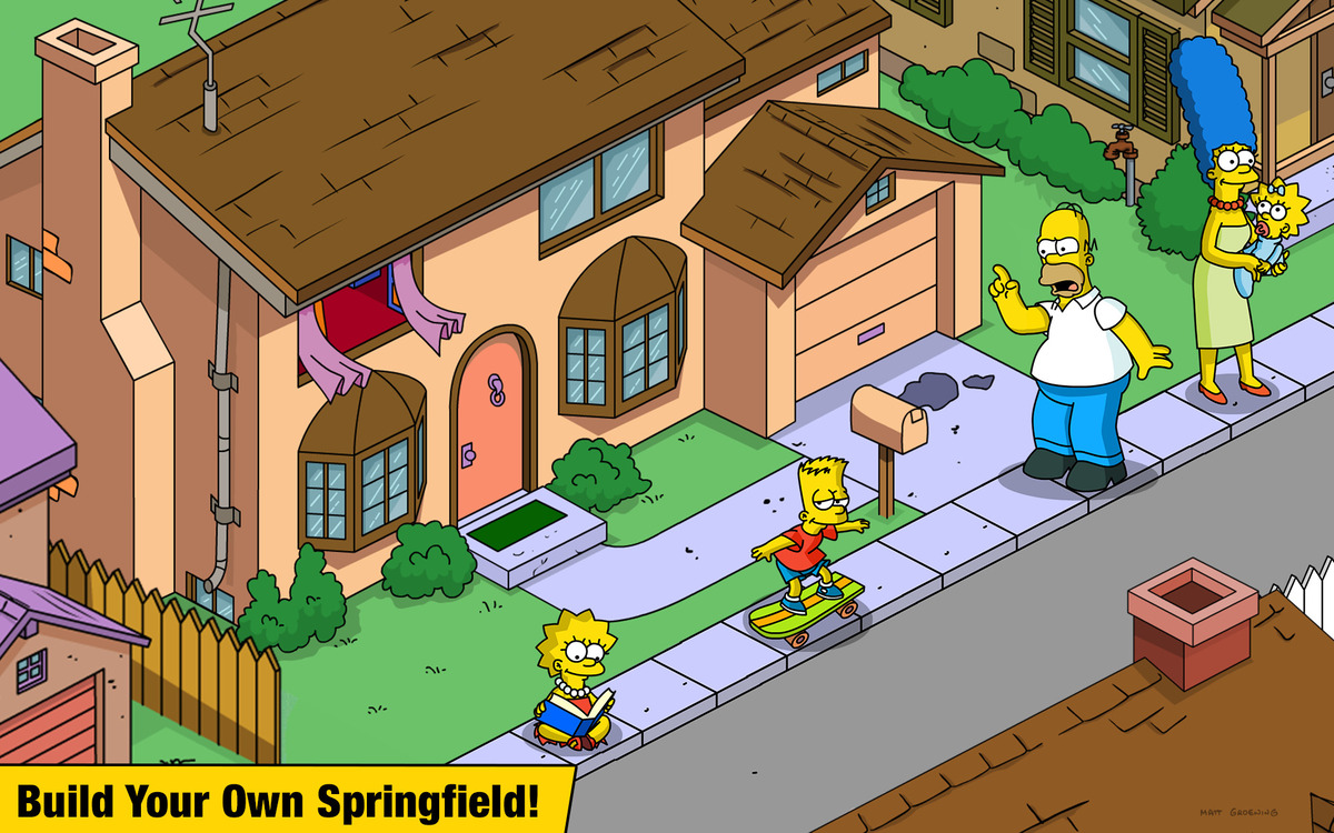 Gameplay of Simpsons: Tapped Out Mod Apk