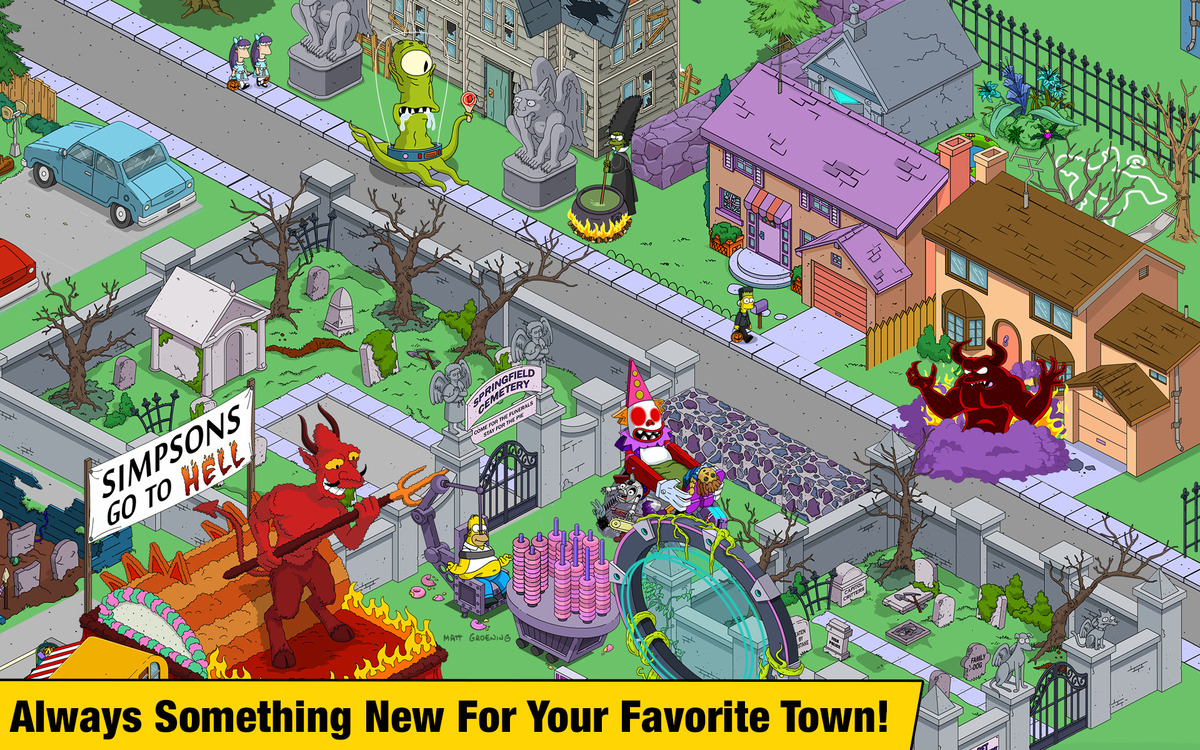 Gameplay of Simpsons: Tapped Out Mod Apk