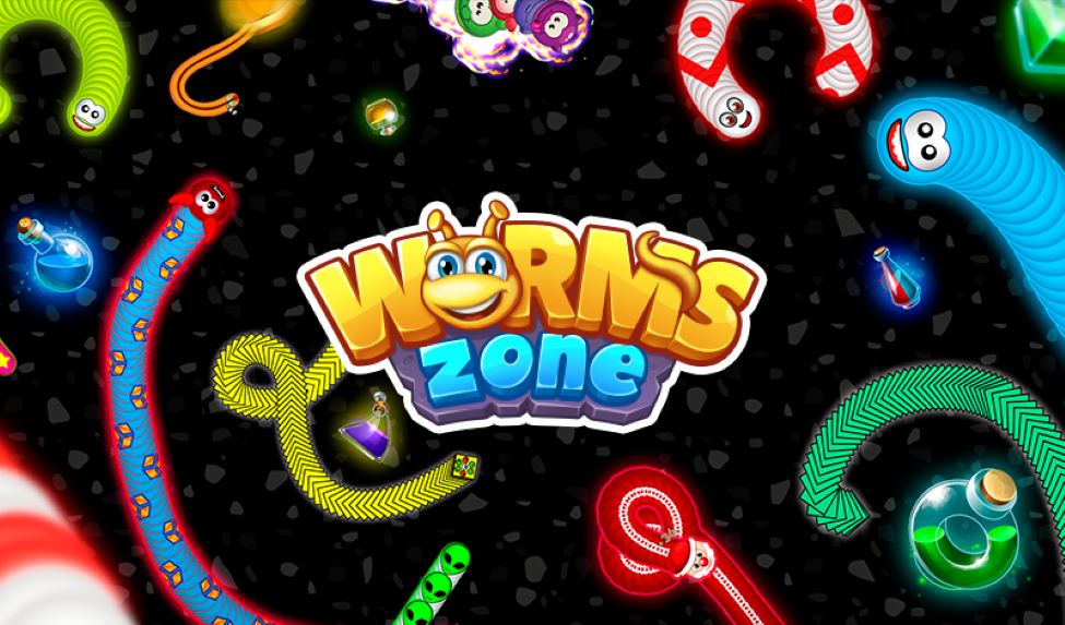 Gameplay Worms Zone Mod Apk