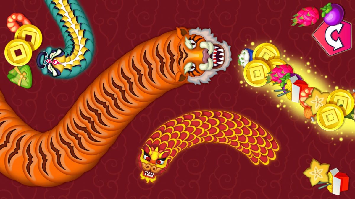 Hướng dẫn cách tải Worms Zone Mod Apk