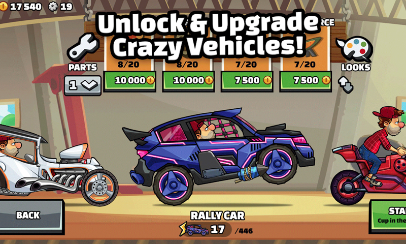 Hill Climb Racing MOD APK V1.601 [Dinheiro Infinito] » Hackemtu