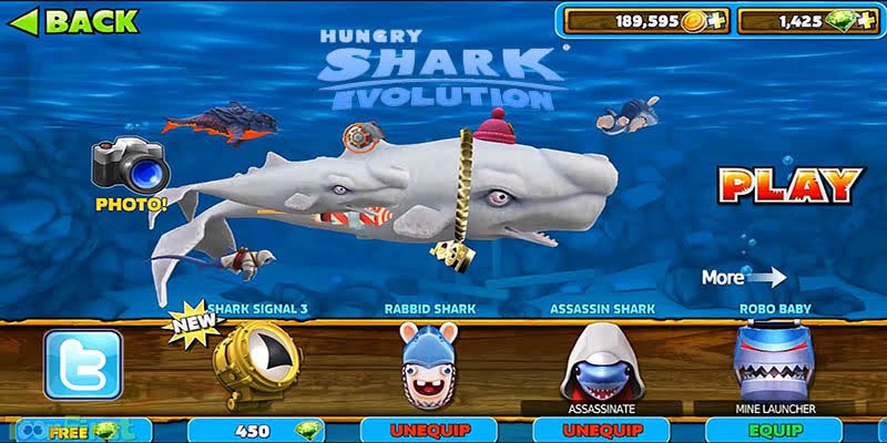 download hungry shark evolution mod